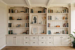 Custom built-in bookshelves